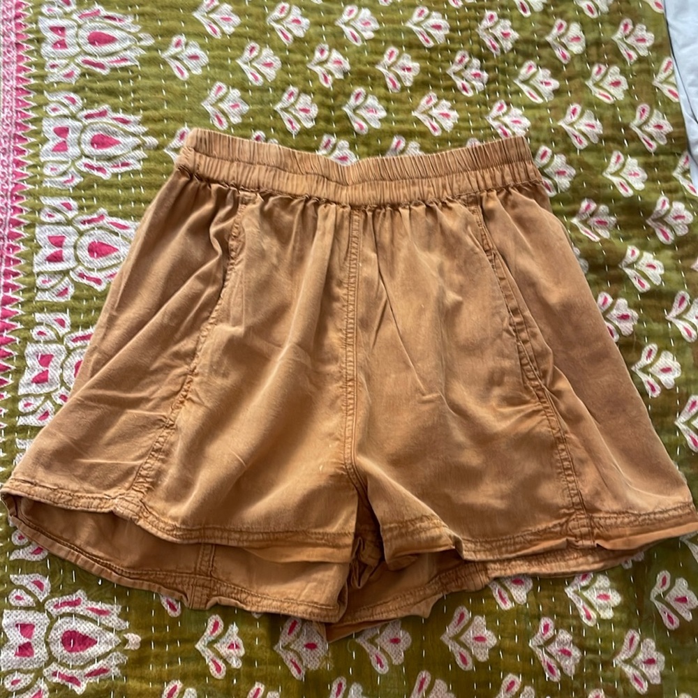 Free people get free Poplin pull on shorts size xs